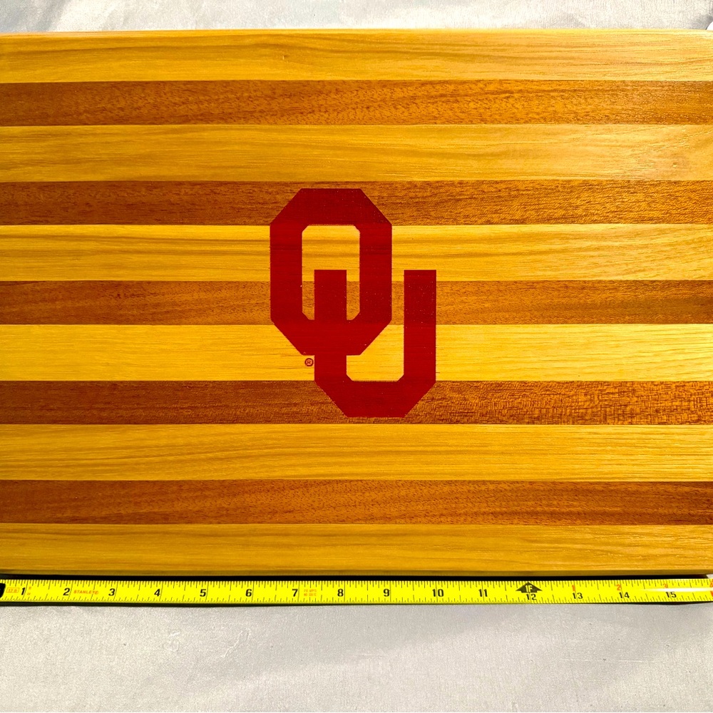 OU Cutting Board - Handmade high quality wood